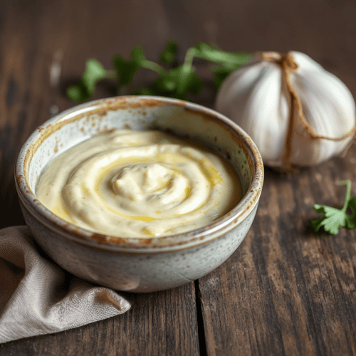 Blitzschnell Knoblauch-Aioli Selbstgemacht