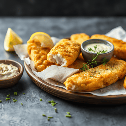 Fischstäbchen-Klassiker mit Zitronenschale