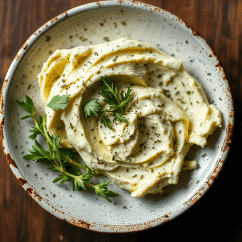 Kräuterbutter mit fertiger Kräutermischung