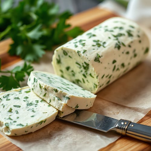 Kräuterbutter mit frischen Kräutern