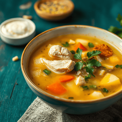 Omas klassische Hühnersuppe