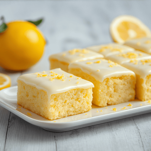 Zitronenkuchen vom Blech