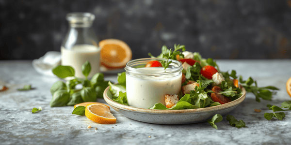 Frisches Joghurt-Dressing mit Zitrusnote